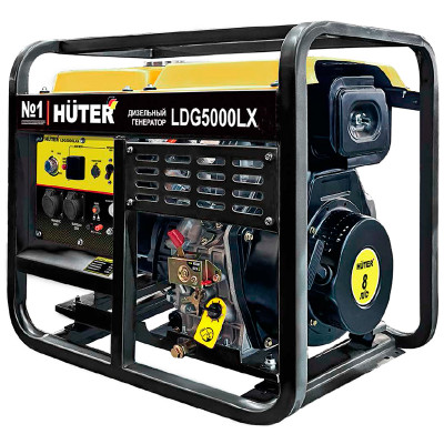 Дизельный генератор Huter LDG 5000LX
