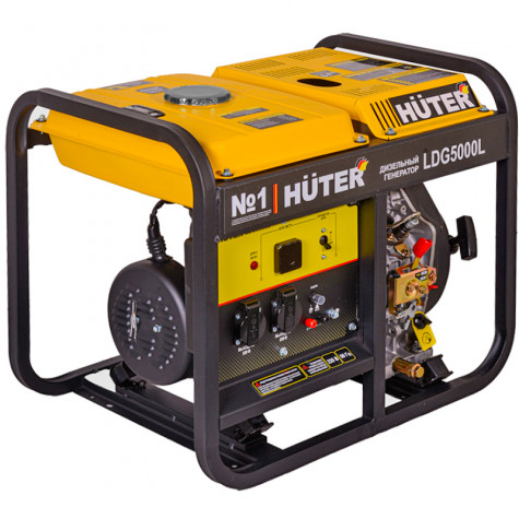 Дизельный генератор Huter LDG 5000L