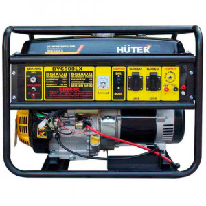 Бензиновый генератор Huter DY6500LX