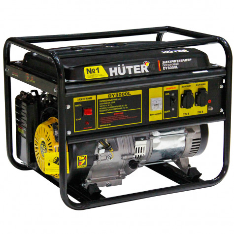 Бензиновый генератор Huter DY8000L