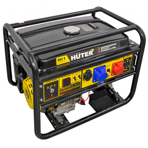 Бензиновый генератор Huter DY9500LX-3 PRO