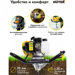 Мотобур Huter GGD 300